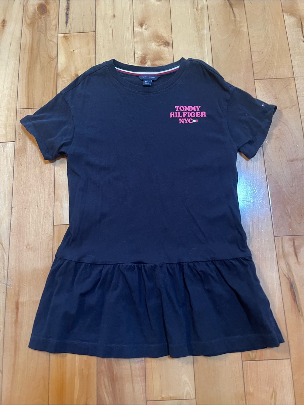 Girls Tommy Hilfiger Peplum T-Shirt Dress